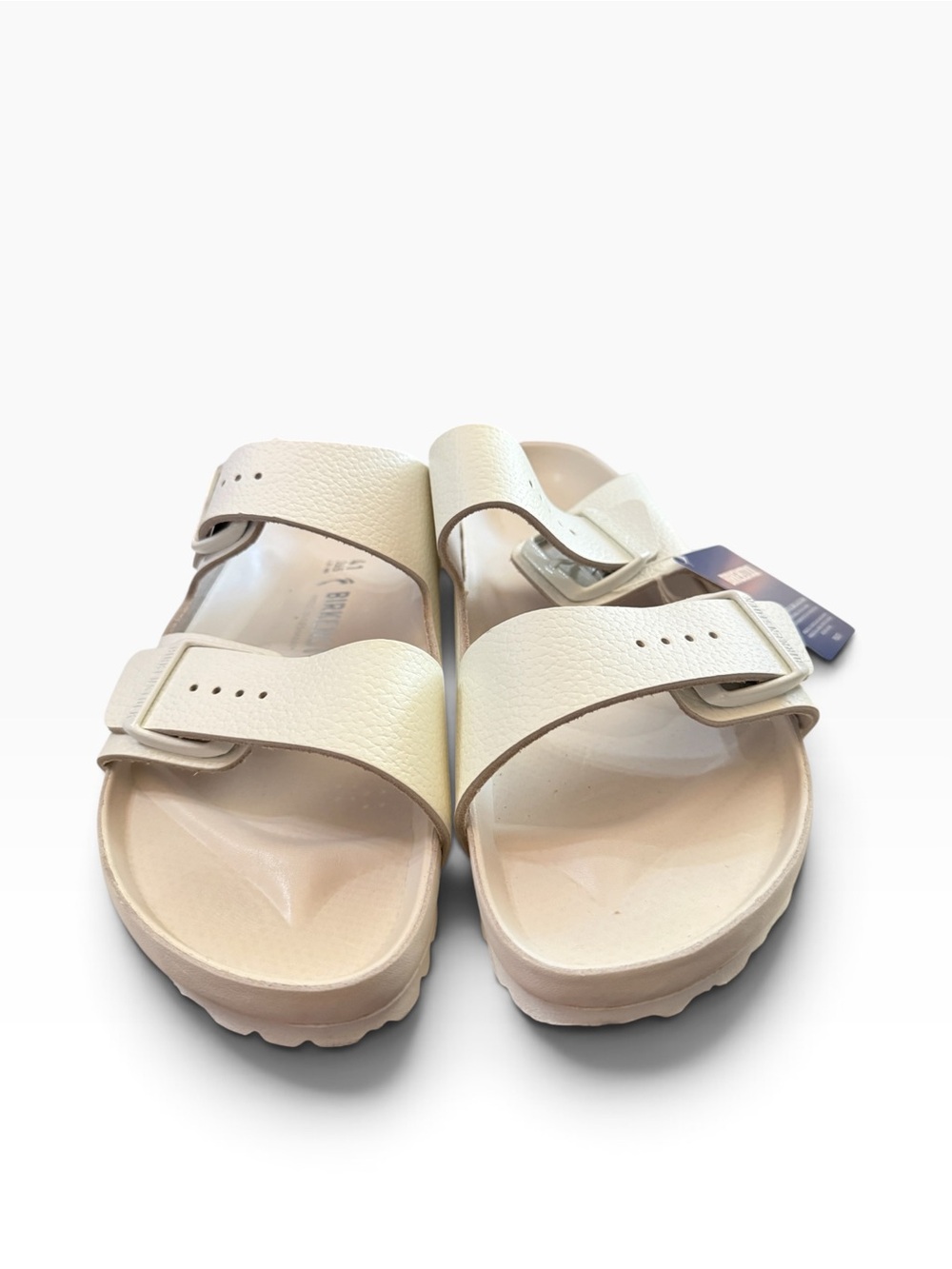 Birkenstock Arizona BS White Sandals EU 41 US Women’s 10 NIB